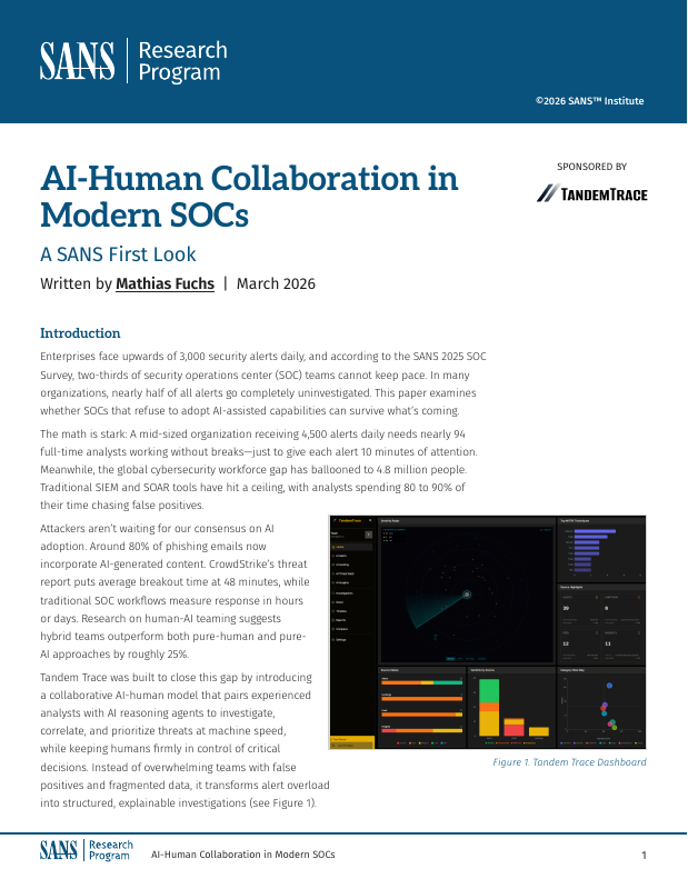 AI-Human Collaboration in Modern SOCs